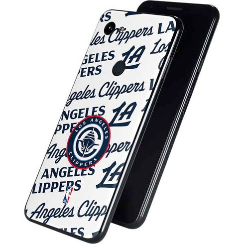 NBA Los Angeles Clippers Blast Text Google Pixel 3a XL Skin